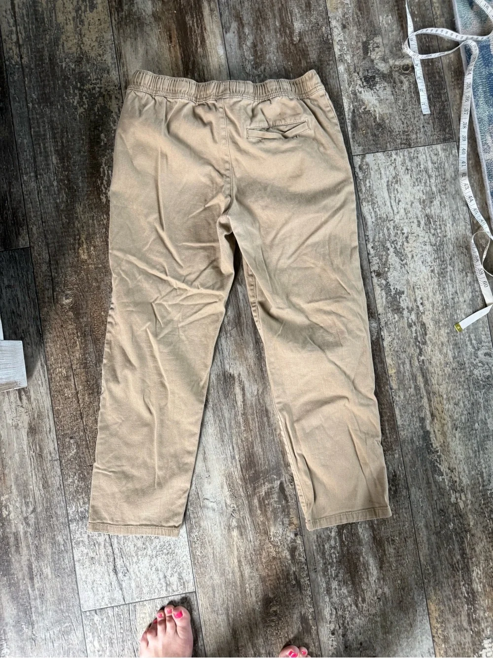 2 listings for $30 sale: 3 pair wonder nation pants 2 khaki , 1 navy blue